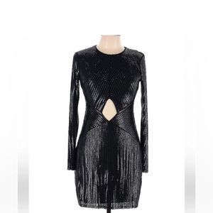 EXPRESS - Sequin mini dress - Black